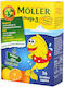 Moller's Omega-3 Μουρουνέλαιο & Ιχθυέλαιο Κατάλληλο για Παιδιά 36 παστίλιες με γεύση Πορτοκάλι