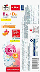 Doppelherz B12+D3 Βιταμίνη 800iu 15 αναβράζοντα δισκία Doppelherz B12+D3 Βιταμίνη 800iu 15 αναβράζοντα δισκία