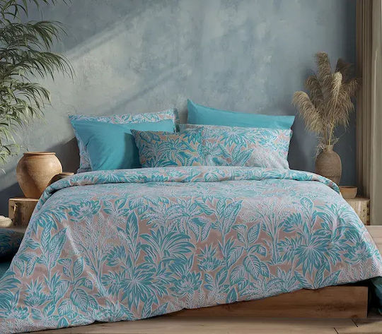 Nef-Nef Homeware Charisma Module King Size 4 Bucăți 240x270+35 cm Cu Hugger Din Cauciuc Albastru Nef-Nef Homeware Charisma Module King Size 4 Bucăți 240x270+35 cm Cu Hugger Din Cauciuc Albastru