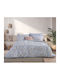 Nef-Nef Homeware Dreamel Bed Sheets Super-Double with Rubber Hugger 160x200+35cm Pink (4 Pieces)