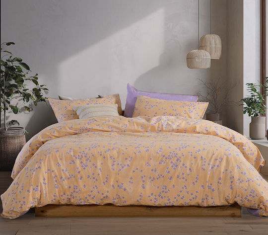 Nef-Nef Homeware Floriva Подредба Единично 3 Бройки 100x200+35 см с Еластична Лента Жълт Nef-Nef Homeware Floriva Подредба Единично 3 Бройки 100x200+35 см с Еластична Лента Жълт