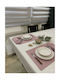 Stoff Tischsets Rosa 45x32cm