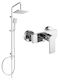 Mexen Shower Column with Mixer Silver