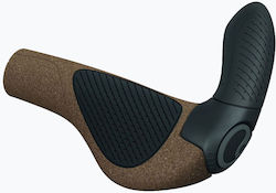 Ergon Gp3 Evo Biokork Дръжки За Велосипед Кафяво Черно Размер L