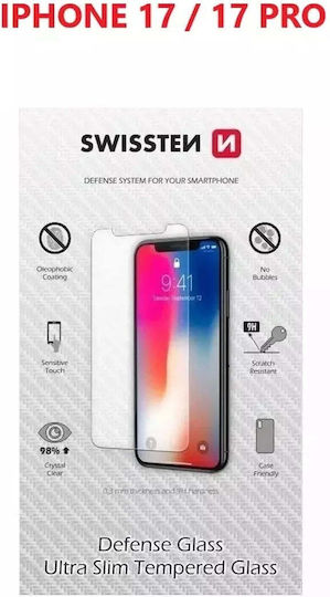 Swissten Ultra Slim Tempered Glass Apple Iphone 17 17 Pro