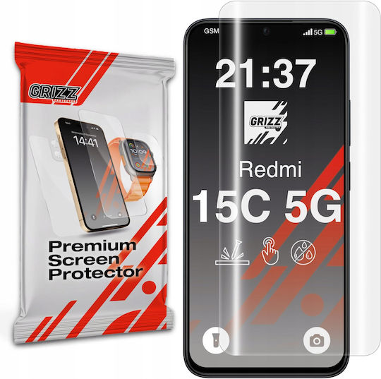 Grizzglass Hydrofilm Hydrogel Screen Protector Xiaomi Redmi 15c 5g