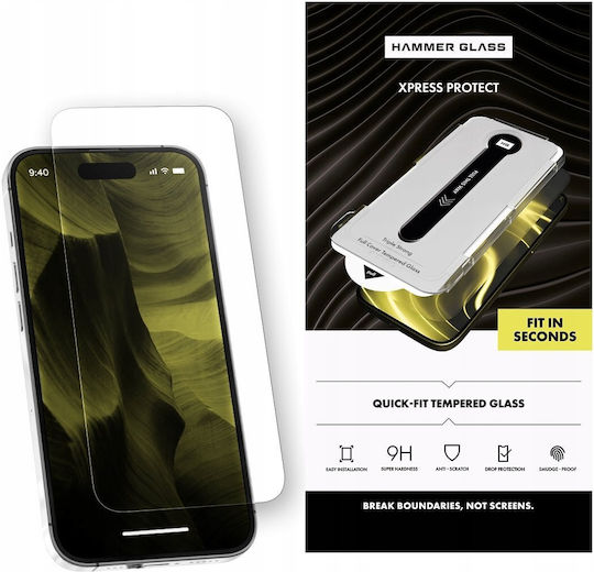 Hammer Glass Xpress Tempered Glass Iphone 16 Pro Max
