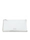 Women's Croco White Clutch