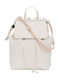 Leder Damen Handtaschen und Damentaschen Beigen Rucksack