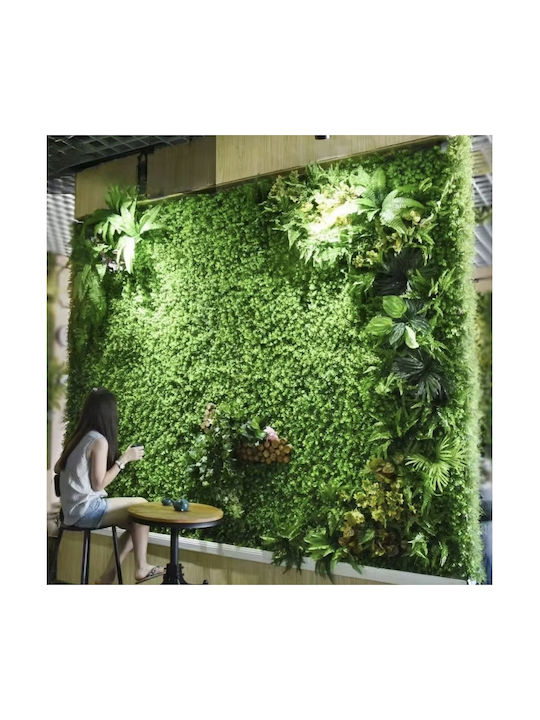 Dekoratives Panel Aussehende Künstliche Pflanzen Realistische Optik Für Draußen Und Drinnen 3 Cm Dicke Pp 60 X 40 Cm Grüne
