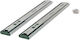 Set 2 Glisiere cu Rulmenți cu Bile Lungime 350mm Argintii Z-tools Pk-l-p2o-h45-350