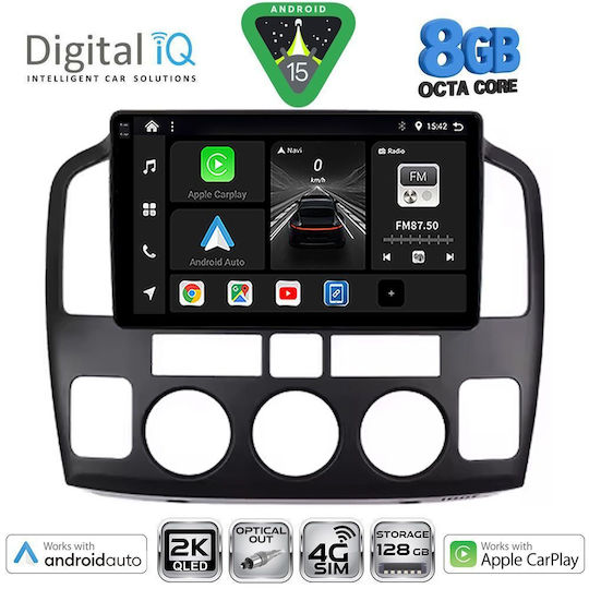 Digital IQ Car Audio System for Suzuki Vitara 2000-2005 Bluetooth USB Wi-Fi GPS Apple CarPlay Android Auto with 9 Inch Touch Screen DIGITAL IQ BXK 20694 CPAA