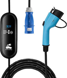 Akyga Φορητός Μονοφασικός Σταθμός Φόρτισης 7.2kW με Ενσωματωμένο Καλώδιο Type 1 (AK-EC-15)