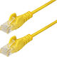 StarTech U/UTP Cat.6 (Gigabit) Καλώδιο Δικτύου Ethernet 2.5m Κίτρινο