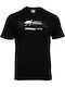 Αθλητικό T-shirt Μαύρο
