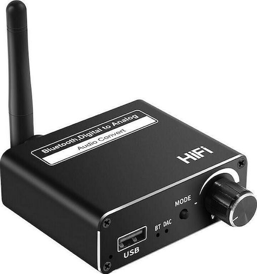 Δέκτης Bluetooth 5.0 & Μετατροπέας Ήχου Ψηφιακός Αναλογικός Audio Converter D18
