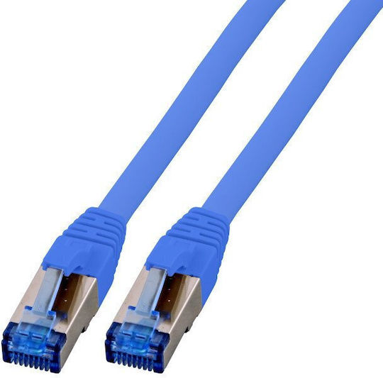 EFB S/FTP Cat.6a (Gigabit) Καλώδιο Δικτύου Ethernet 7.5m Μπλε