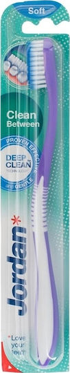 Jordan Clean Between Οδοντόβουρτσα Soft Μωβ