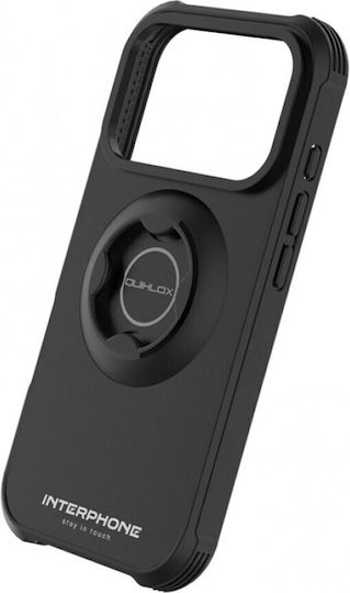Interphone QuikLox Tetra Force Rugged Калъф За Телефон Apple iPhone 17 Pro Max За Стойка За Мотоциклет