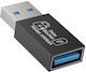 Unitek Μετατροπέας USB-A male σε USB-A female 2τμχ A1056A