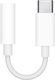 Apple USB-C / 3.5mm männlich zu USB-C / 3.5mm weiblich Weiß 1 Stück MU7E2AM/A