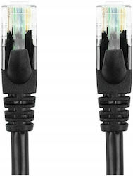 Accura U/UTP Cat.6 Καλώδιο Ethernet 0.25m Μαύρο