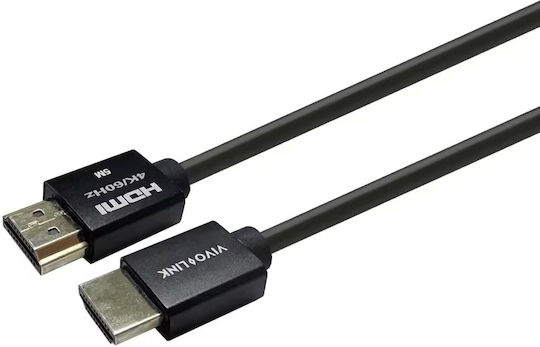 Vivolink Cable HDMI Male - HDMI Male 1m Black