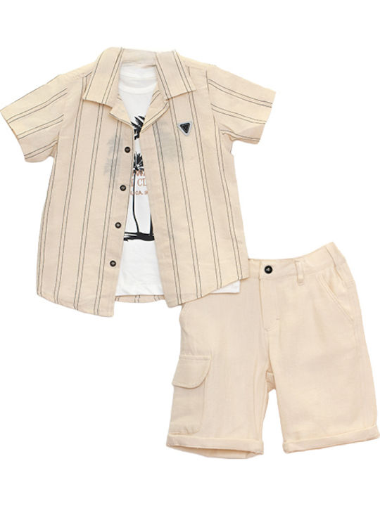Restart for kids Παιδικό Σετ Μπεζ 2τμχ Restart for kids Παιδικό Σετ Μπεζ 2τμχ
