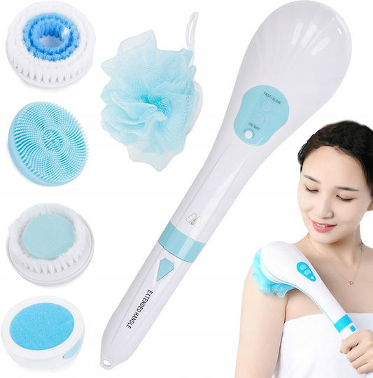 Verk Group Electric Massage Brush for Head Waist and Body White
