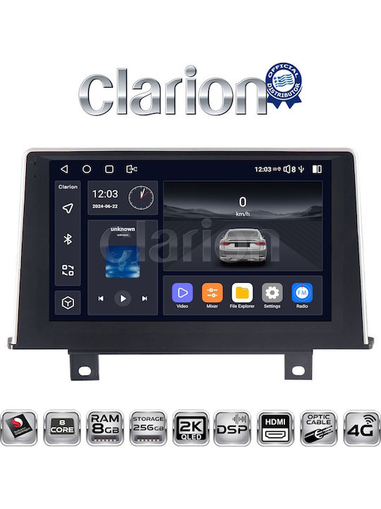 Clarion Ηχοσύστημα Αυτοκινήτου για BMW Σειρά 1 2011 > 2016 (Bluetooth/USB/WiFi/GPS/Apple-Carplay/Android-Auto)
