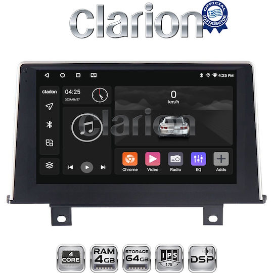 Clarion Car Audio System for BMW Series 1 2011 > 2016 Bluetooth USB WiFi GPS Apple CarPlay Android Auto