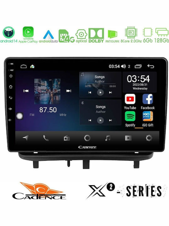 Cadence Sistem Audio Auto pentru Opel Corsa 2006-2014 Bluetooth USB Wi-Fi GPS Apple CarPlay Android Auto cu Ecran Tactil 9