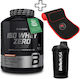 Biotech Usa Wave Shaker 600ml Black-smoked & Biotech Usa Iso Whey Zero Black 1816g Strawberry & Katerelos Fitness Ζώνη Αδυνατίσματος Εφίδρωσης 130cm X 26.50cm X 5mm One Size Custom Bundle