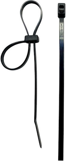 Spap Plastic Cable Ties 200mm x 4.8mm in Black Colour (100 pcs)