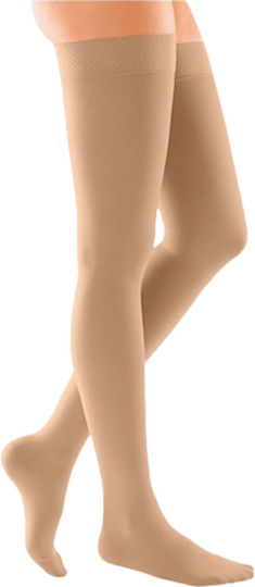 Vita Orthopaedics Thigh High Graduated Compression Socks with Silicone 18-23 mmHg 140 Den Beige