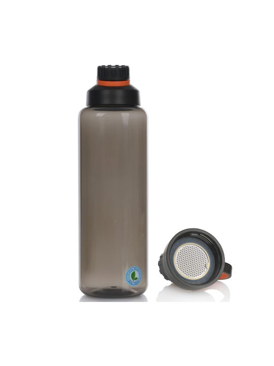 Пластмасова Бутилка с Дифузер и Филтър 800ml Черна