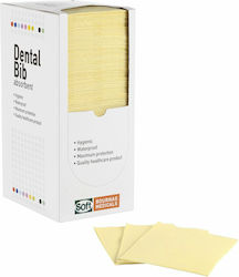 Bournas Medicals Zahnhandtuch Gelbe 2ply + 1ply mit Dispenser 500Stücke