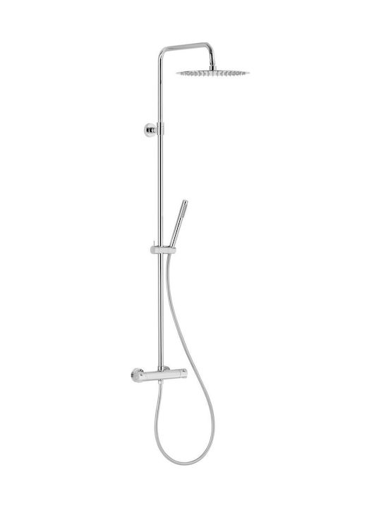 KFA Shower Column with Bathtub Mixer White