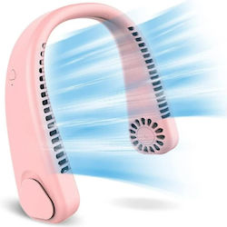 Ventilator Portabil De Gât Zola Fără Fir Flexibil 3 Viteze Reîncărcabil 20.35 X 18.45 X 5.73 Cm Roz
