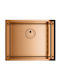 Globalo Unterbau Küchenspüle Inox M44xB54cm Graue