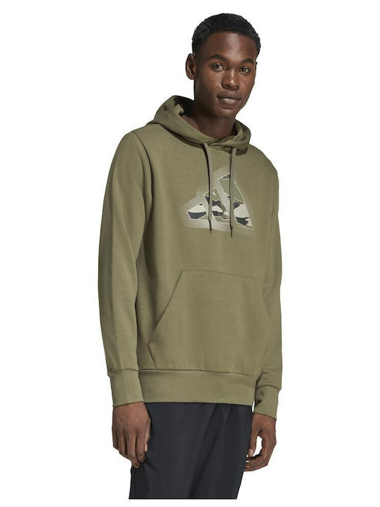 Trefoil Essentials Φούτερ με Κουκούλα Camo