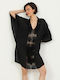 Doca Women's Beach Caftan Black
