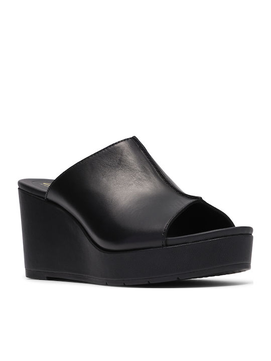 Sabina Summer Women's Platform Slippers Style Black