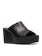 Sabina Summer Women's Platform Slippers Style Black