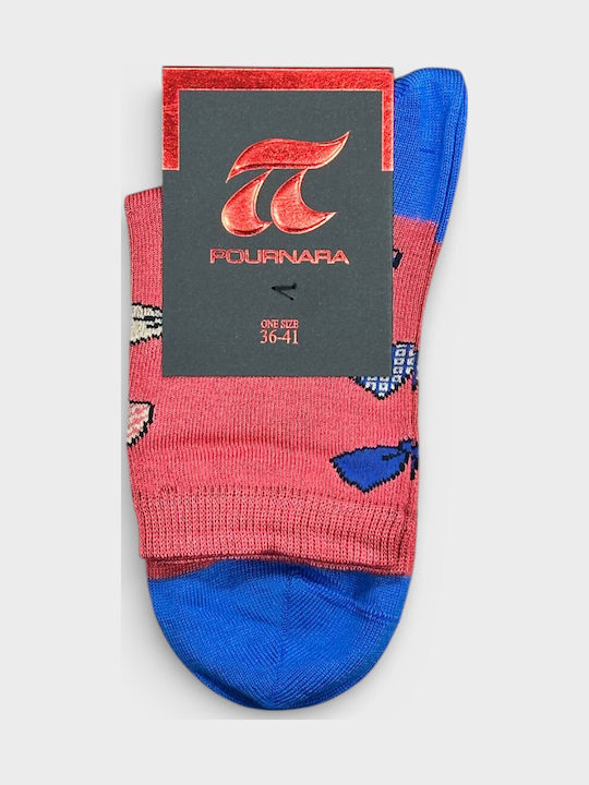 Pournara Дамски Чорапи Коралови