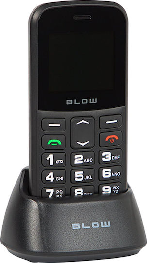 Стационарен Телефон Blow 75-030# Телефон За Възрастни Blow Черна База S18d