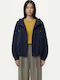 Women's Blue Gabardine with Hood