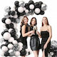 Zusammensetzung mit 20 weißen Luftballons