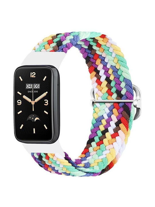 Geflochtenes Tragbare Bänder Mi Band 7 Pro M7 Pro 6 Regenbogen Mehrfarbig Geflochtenes Tragbare Bänder Mi Band 7 Pro M7 Pro 6 Regenbogen Mehrfarbig