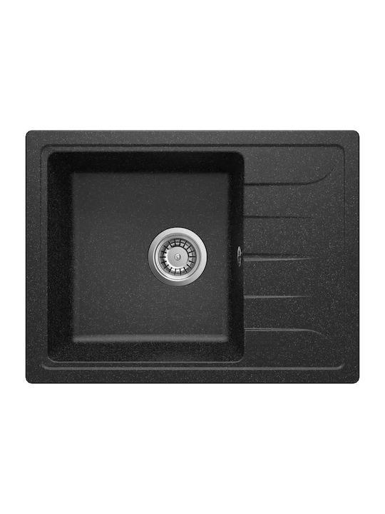 Deante Ένθετος Νεροχύτης Inox Μ58xΠ44cm Γκρι